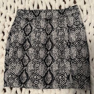 Garage Snakeskin Skirt